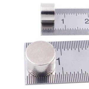 Brudazon | 20 Scheibenmagnete 8x6 mm | N52 Klasse Neodym Magnete | Modellbau