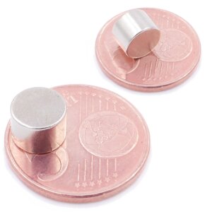 Brudazon | 30 Scheibenmagnete 8x6 mm | N52 Klasse Neodym Magnete | Modellbau