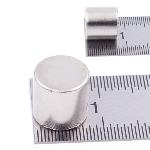 Brudazon | 25 Scheibenmagnete 8x8 mm | N52 Klasse Neodym Magnete | Modellbau