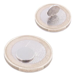 Brudazon | 50 Scheibenmagnete 9x1 mm | N52 Klasse Neodym Magnete | Modellbau