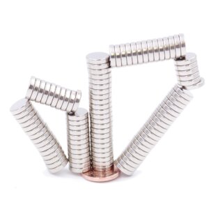Brudazon | 75 Scheibenmagnete 9x2 mm | N52 Klasse Neodym Magnete | Modellbau