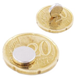 Brudazon | 50 Scheibenmagnete 9x2 mm | N52 Klasse Neodym Magnete | Modellbau