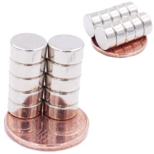 Brudazon | 40 Scheibenmagnete 9x4 mm | N52 Klasse Neodym Magnete | Modellbau