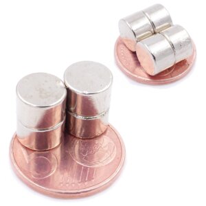 Brudazon | 20 Scheibenmagnete 9x6 mm | N52 Klasse Neodym Magnete | Modellbau