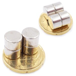 Brudazon | 5 Scheibenmagnete 9x6 mm | N52 Klasse Neodym Magnete | Modellbau