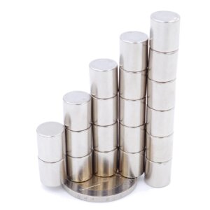 Brudazon | 3 Scheibenmagnete 9x9 mm | N52 Klasse Neodym Magnete | Modellbau